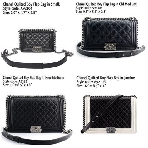 chanel old medium boy size|chanel boy old medium size.